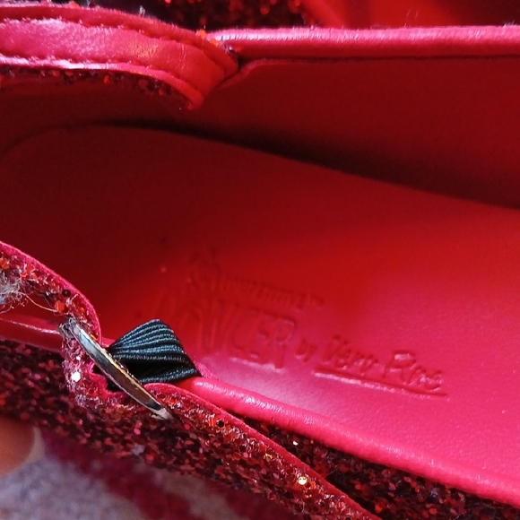 Very Fine COMPETITIVE DANCER Ruby Red Sparkle‎ DANCE SHOES 8.5 NWOT - Picture 4 of 6